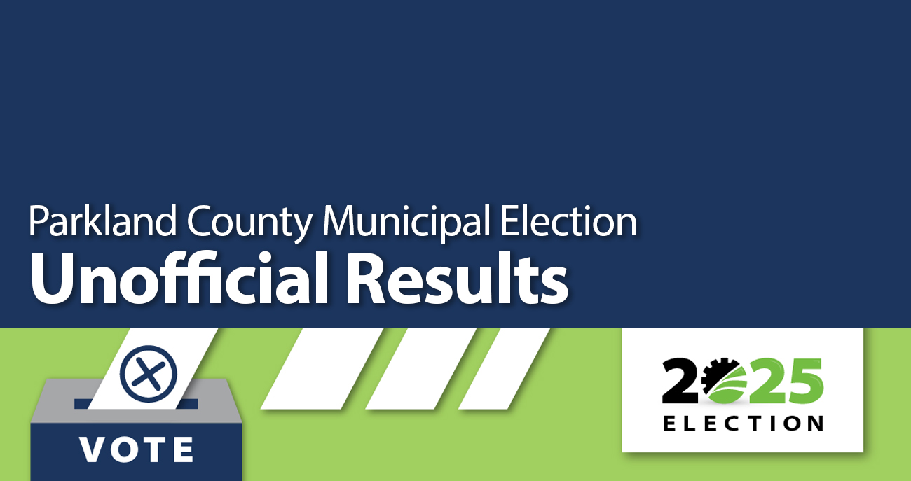 Parkland County Announces Unofficial 2025 Municipal Election Results