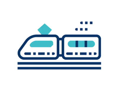 train on railway