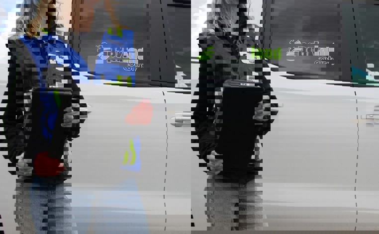 Weed Inspector Uniform and Truck