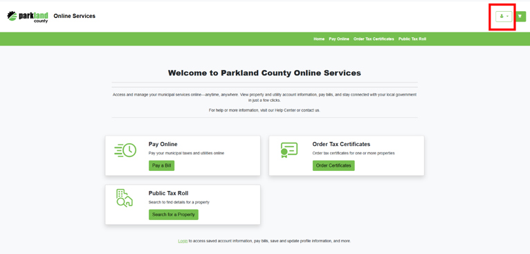 Step 2: In the upper right corner, click the profile icon > Login